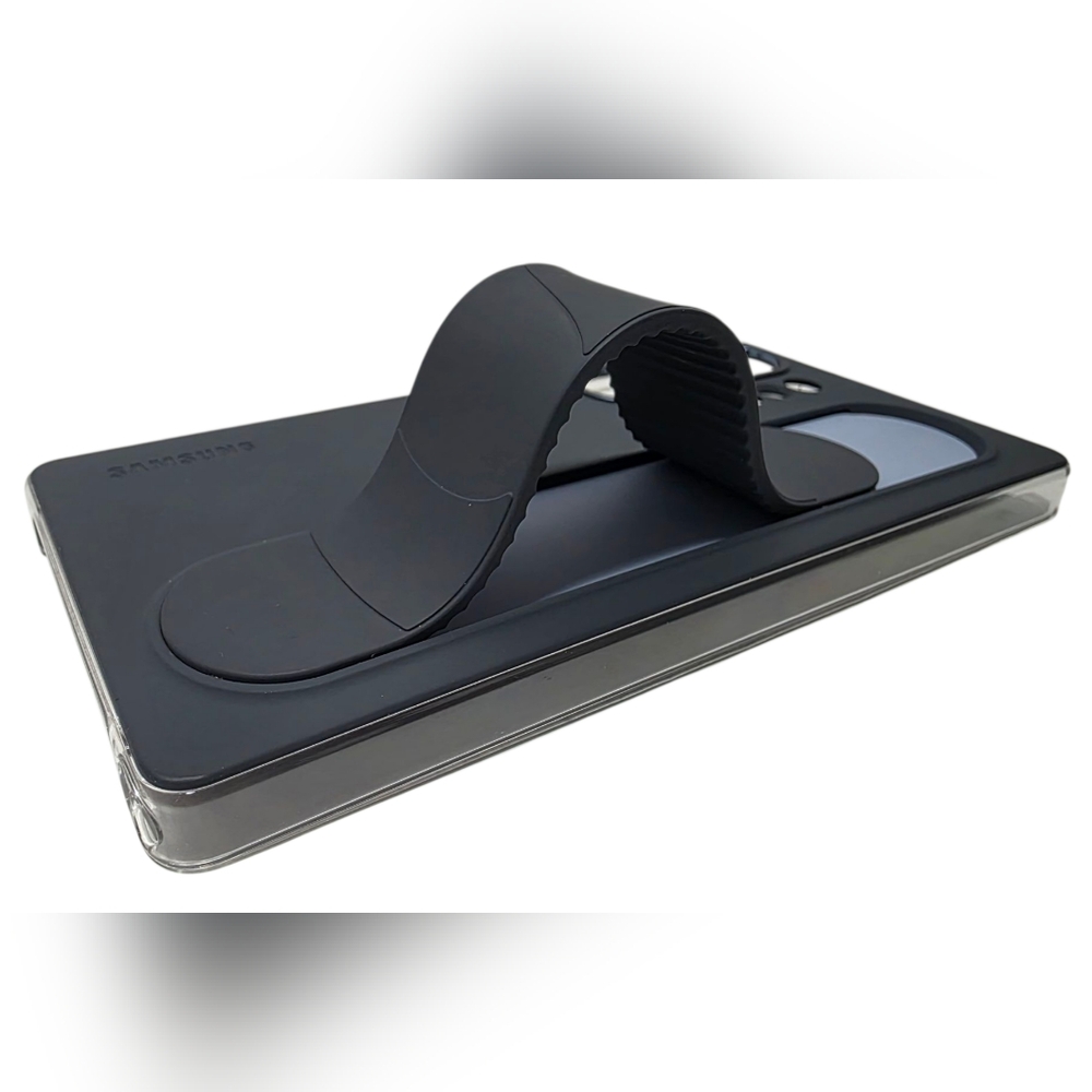 Samsung S25 Ultra Dark Grey Flexible Phone Stand Case